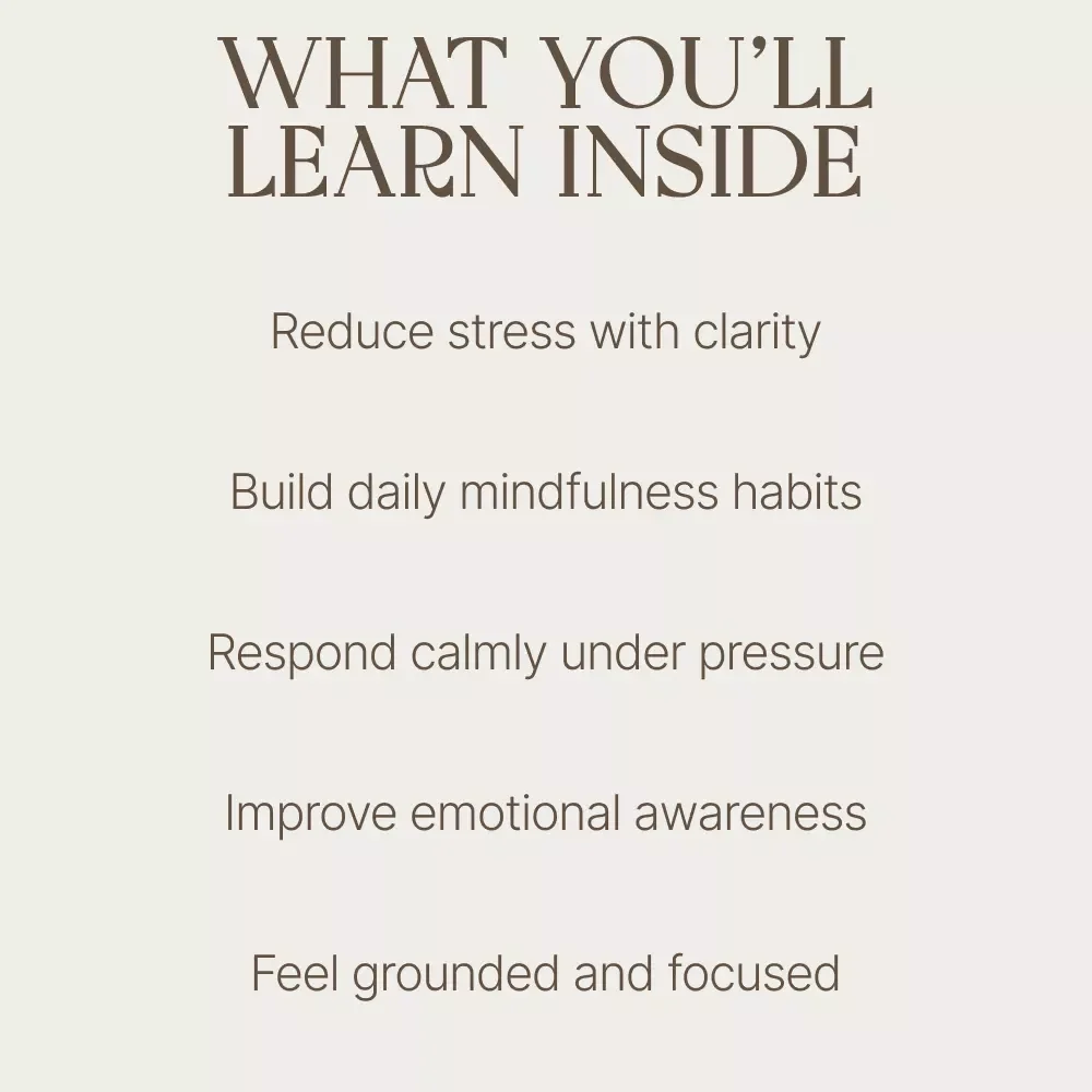 Breathe Through the Chaos: Mastering Stress with Mindfulness | MBSR Mindfulness Based Stress Reduction Guide for Calm & Clarity