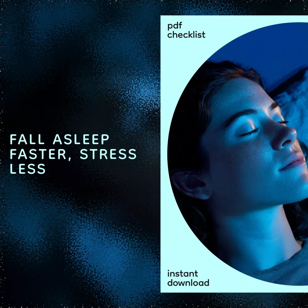 The Fast-Asleep Formula: Your Sleep-Boosting Checklist for Better Nights and Brighter Days | How to Sleep Faster Digital Checklist