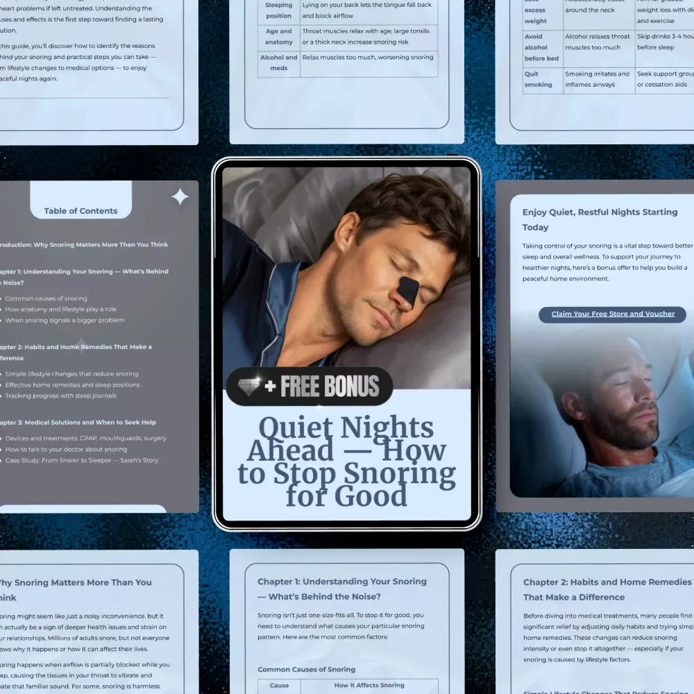 Quiet Nights Ahead — How to Stop Snoring for Good: A Comprehensive Guide to Stop Snoring Permanently