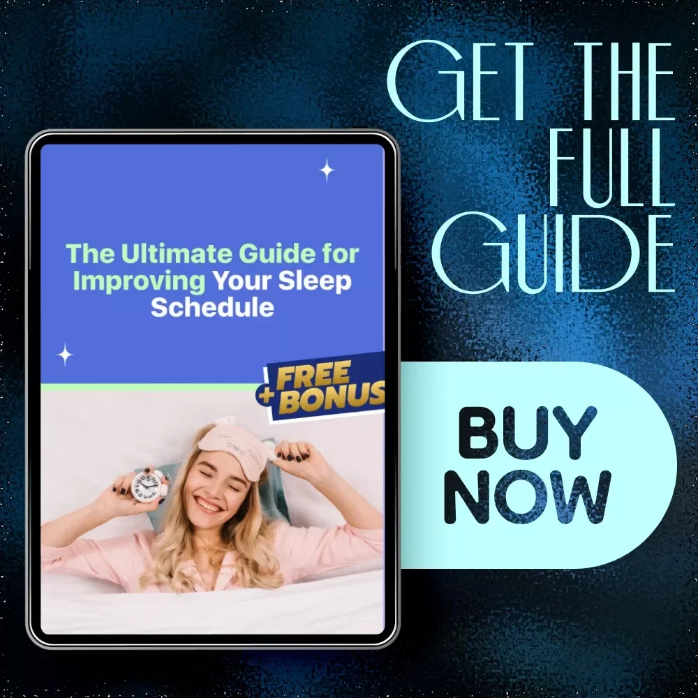 The Ultimate Guide for Improving Your Sleep Schedule | Digital Sleep Reset Guide | how to improve my sleep schedule