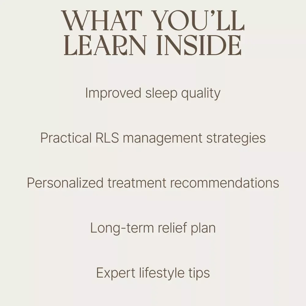 Practical Guide to Finding Peace from Restless Legs – How to Stop RLS and Reclaim Your Sleep