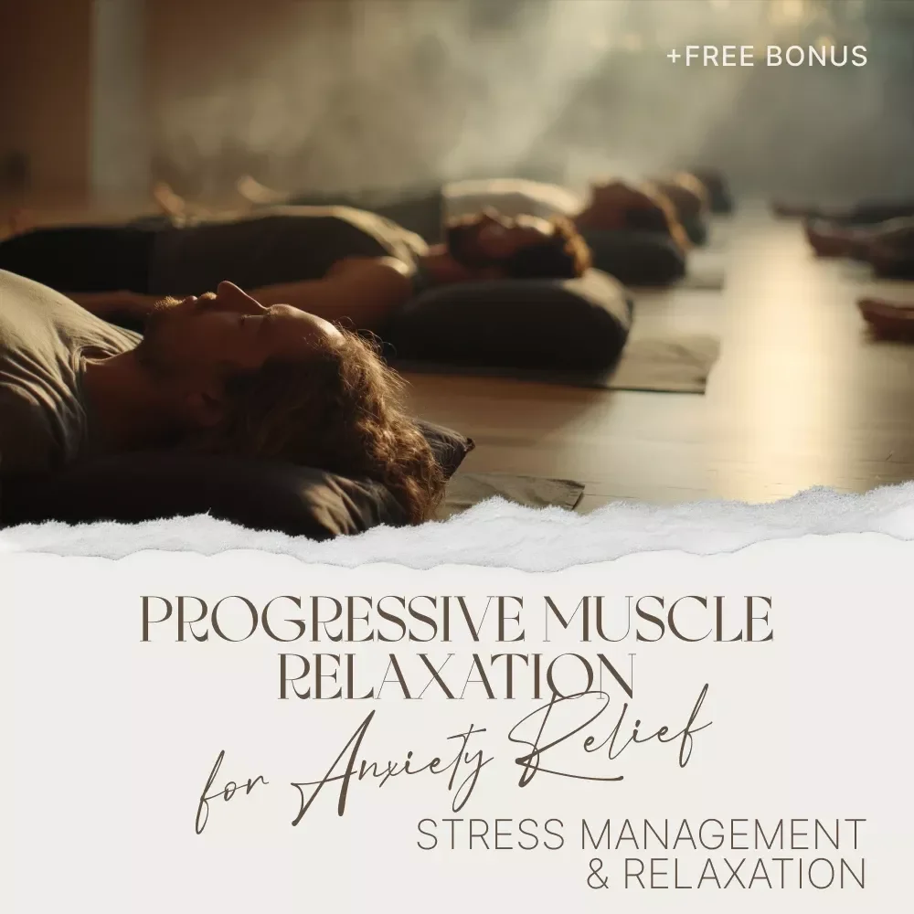 Your Progressive Muscle Relaxation Checklist for Anxiety Relief | Printable PMR Checklist, Self-Care Tool, progressive muscle relaxation for anxiety Guide