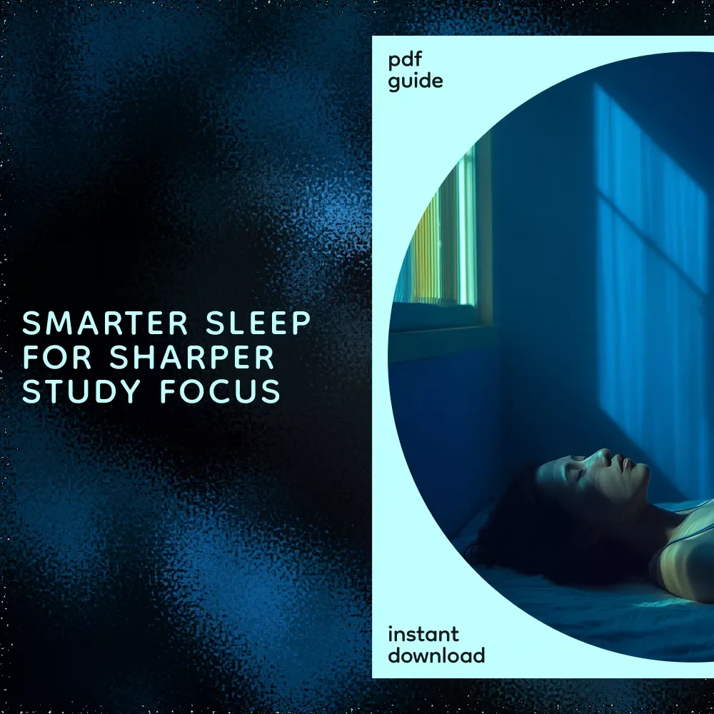 Mastering the Art of Smarter Sleep & Sharper Focus – Study Productivity eBook on How to Reduce Sleeping Hours for Study