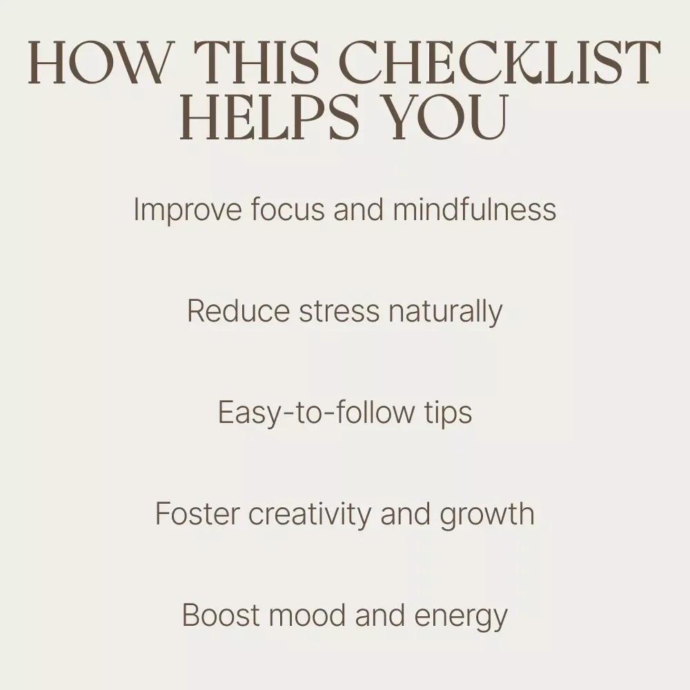 The Joyful Gardening for Mental Wellness Checklist | Boost Your Mental Health with Gardening