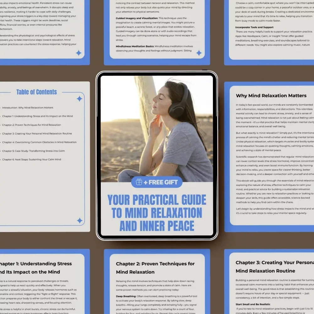 Your Practical Guide to Mind Relaxation and Inner Peace - eBook for Stress Relief and Personal Growth