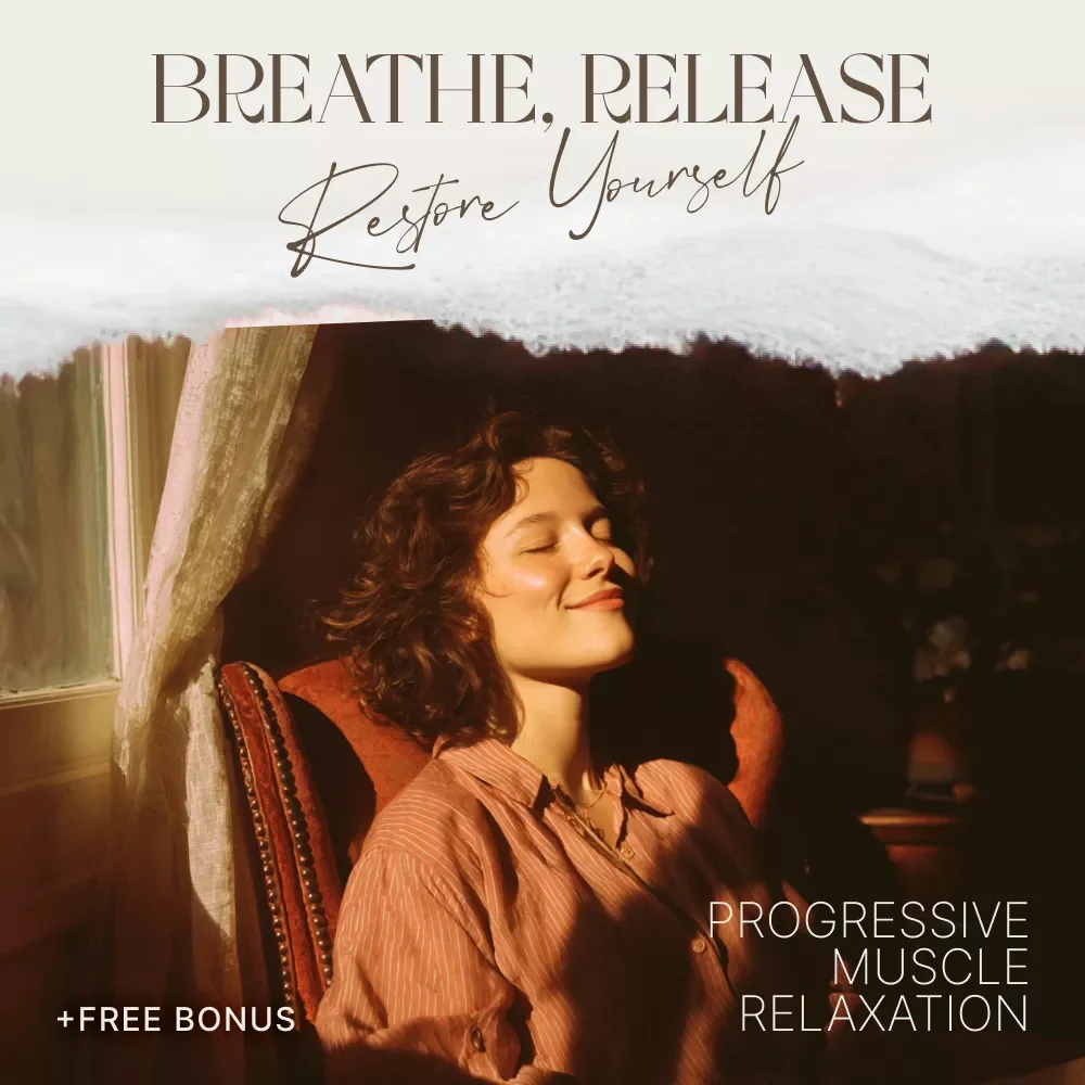 Breathe, Release, Restore Yourself with Progressive Muscle Relaxation – Guided Stress Relief, Mind Body Relaxation Practice, Calm Anxiety Naturally