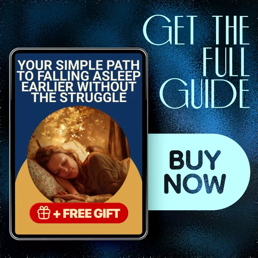 Your Simple Path to Falling Asleep Earlier Without the Struggle | Digital Guide for Better Sleep Habits