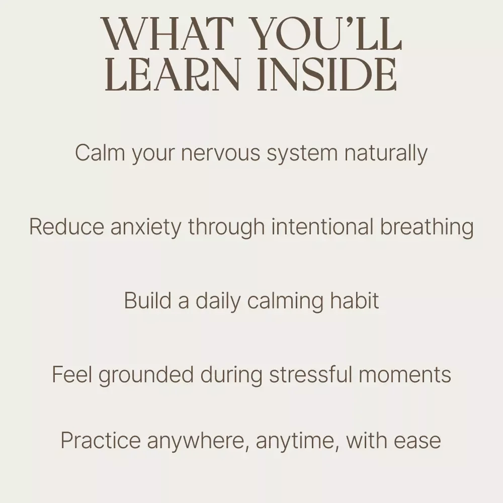 Breathe Through It All – Simple Daily Practices to Calm an Anxious Mind | A Gentle Guide to Deep Breathing Exercises for Anxiety