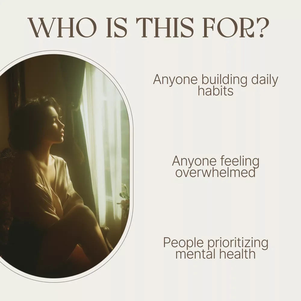 The Thriving Mindset Checklist: Daily Habits to Support Your Mental Health – Simple Self-Care Routine, Printable Wellness Planner, Top Mental Health Tips