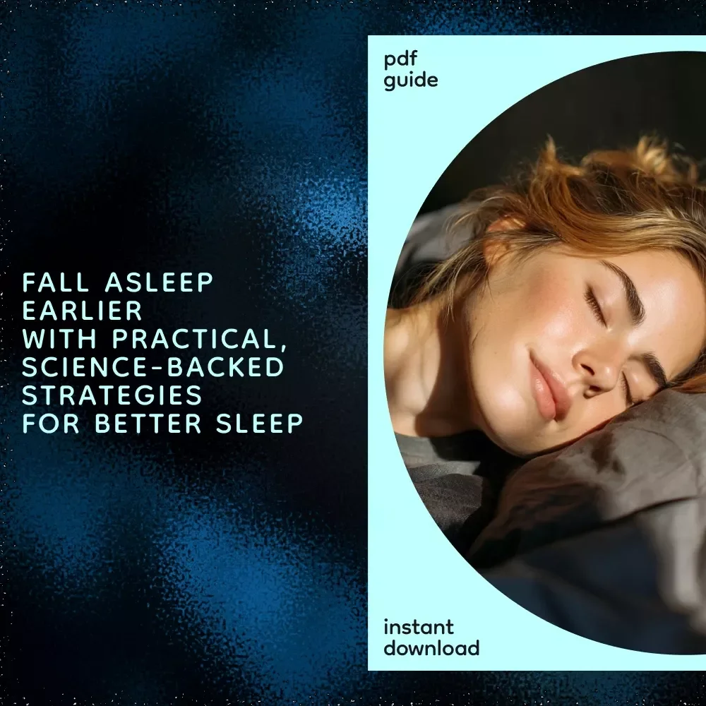 Your Simple Path to Falling Asleep Earlier Without the Struggle | Digital Guide for Better Sleep Habits