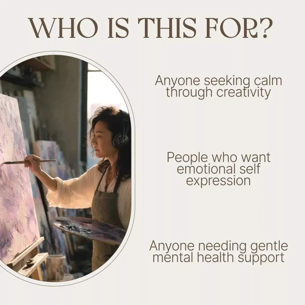 Brushstrokes for the Soul Checklist – Mindful Painting Guide for Mental Wellness, Creative Self-Care & The Benefits of Painting for Mental Health