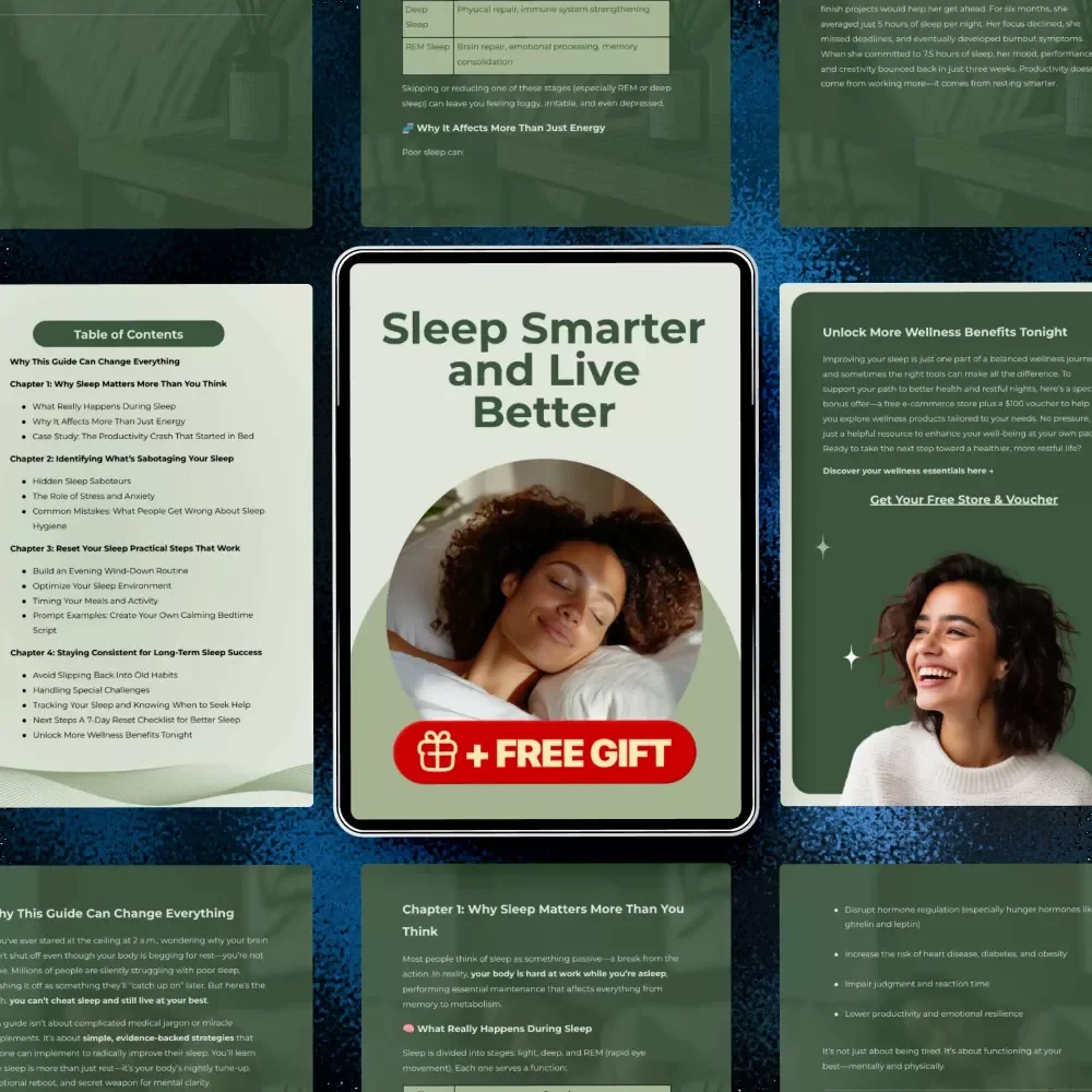 Sleep Smarter and Live Better: The Ultimate Guide to Improving Your Sleep and Unlocking More Energy