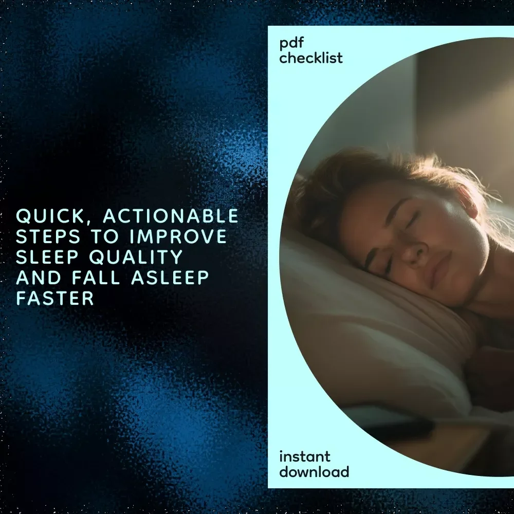 Lights Out, Brain Off Sleep Checklist: The Ultimate Guide to How to Fall Asleep Fast and Improve Sleep Quality