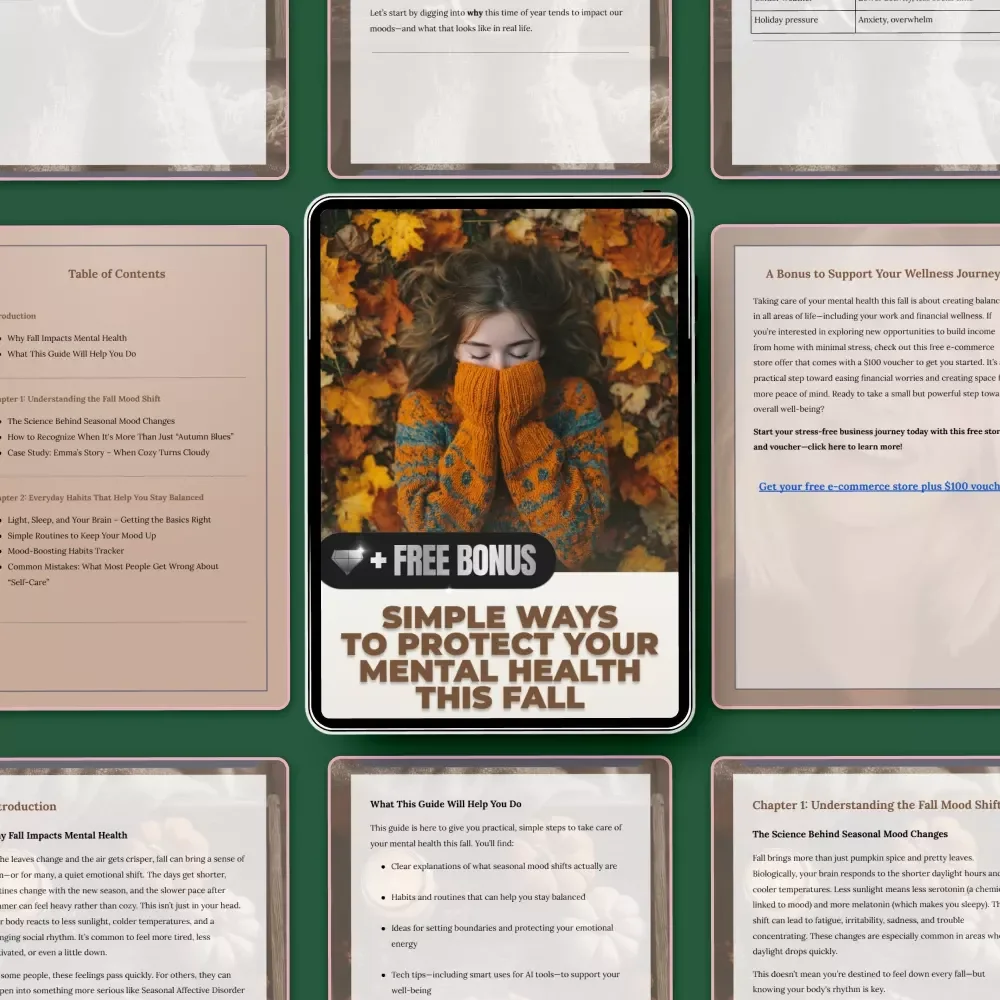 Simple Ways to Protect Your Mental Health This Fall: A Guide to Seasonal Mental Wellness