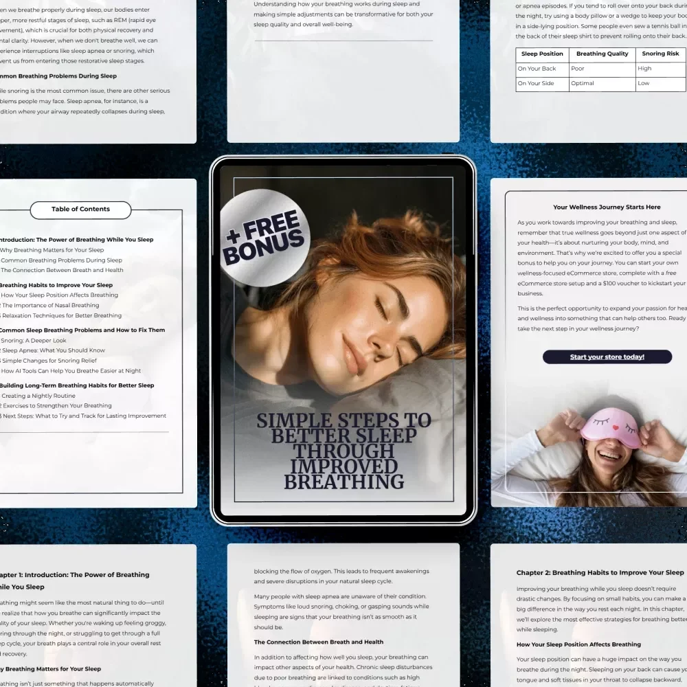 Simple Steps to Better Sleep through Improved Breathing – Easy Nighttime Guide for Restful Sleep, Learn How Can I Improve My Breathing While Sleeping