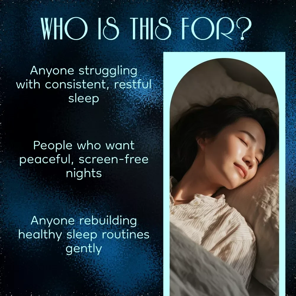 The Sleep Reset Checklist to Wake Up Recharged | 7-Night Sleep Reset Routine | How to Sleep Peacefully Digital Checklist