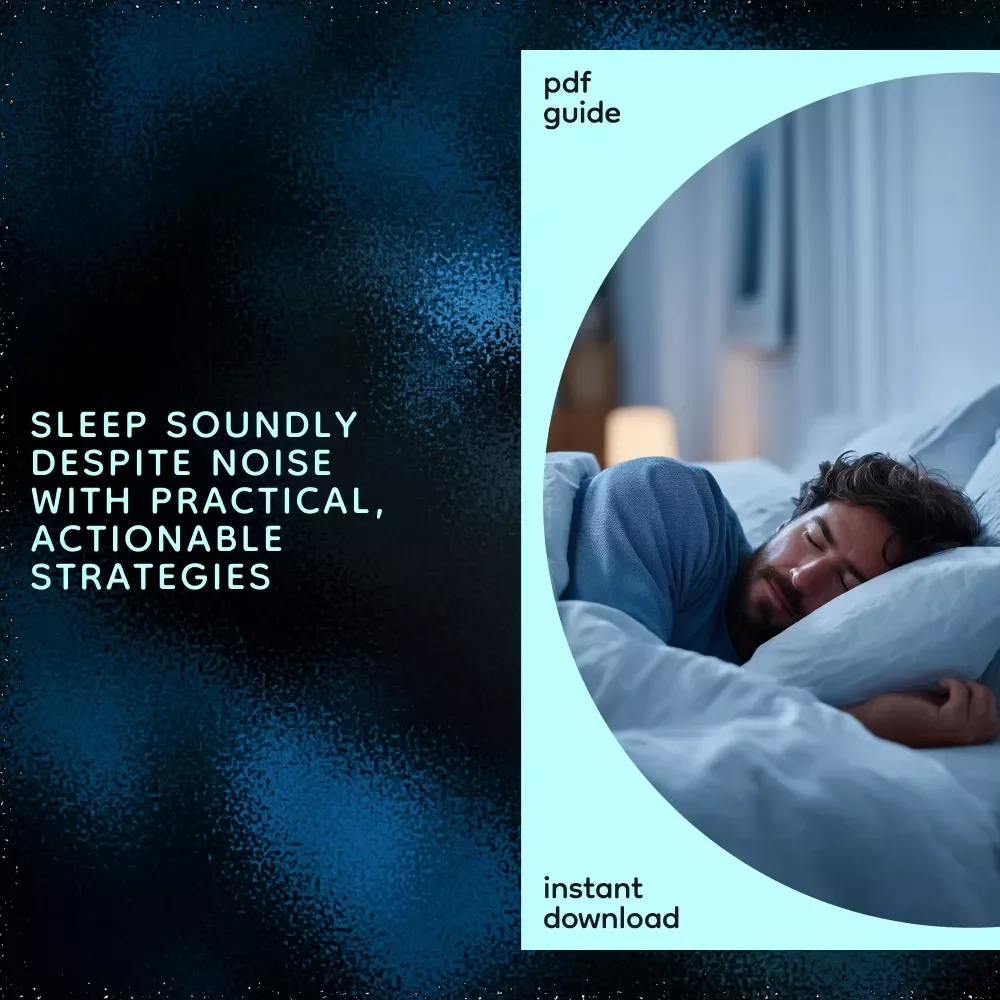 The No-Stress Guide to Sleeping Soundly with Sound All Around – eBook for How to Sleep with Noise, Sound Masking, and Sleep-Friendly Bedroom Hacks
