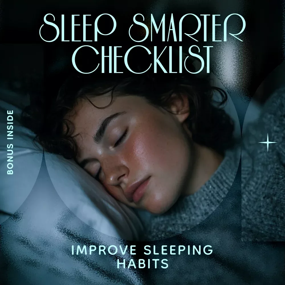 Sleep Smarter: Your Sleep Improvement Checklist | How to Improve My Sleep Habits | Printable Night Routine & Better Sleep Tracker