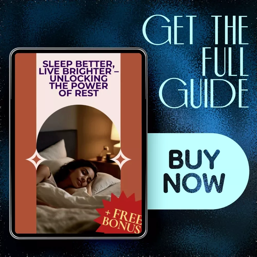 Sleep Better, Live Brighter – Unlocking the Power of Rest | Sleep Guide for a Good Night’s Sleep Will Improve Your Focus, Mood & Energy | Digital Download