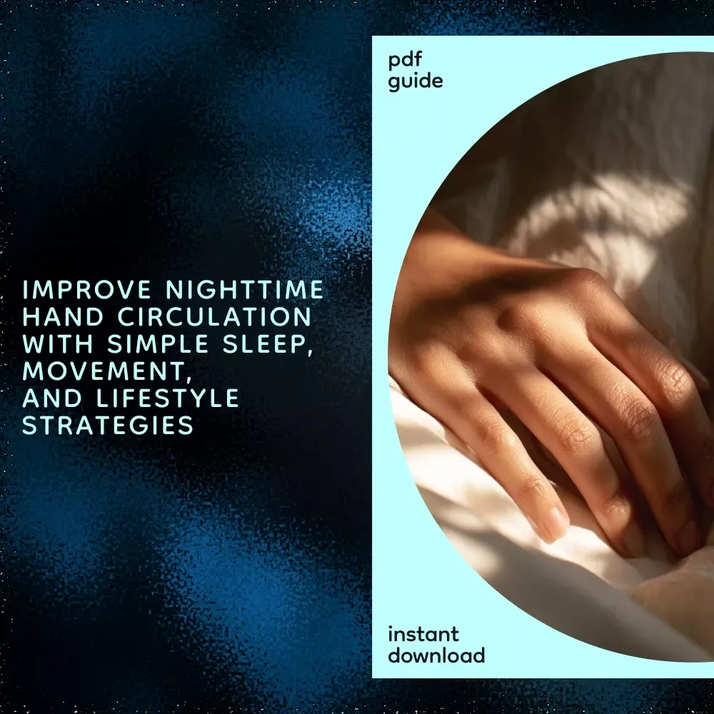 The Guide to Improving Hand Circulation While You Sleep – Practical eBook for Nighttime Blood Flow, Cold Hands Relief, and Simple Sleeping Position Fixes