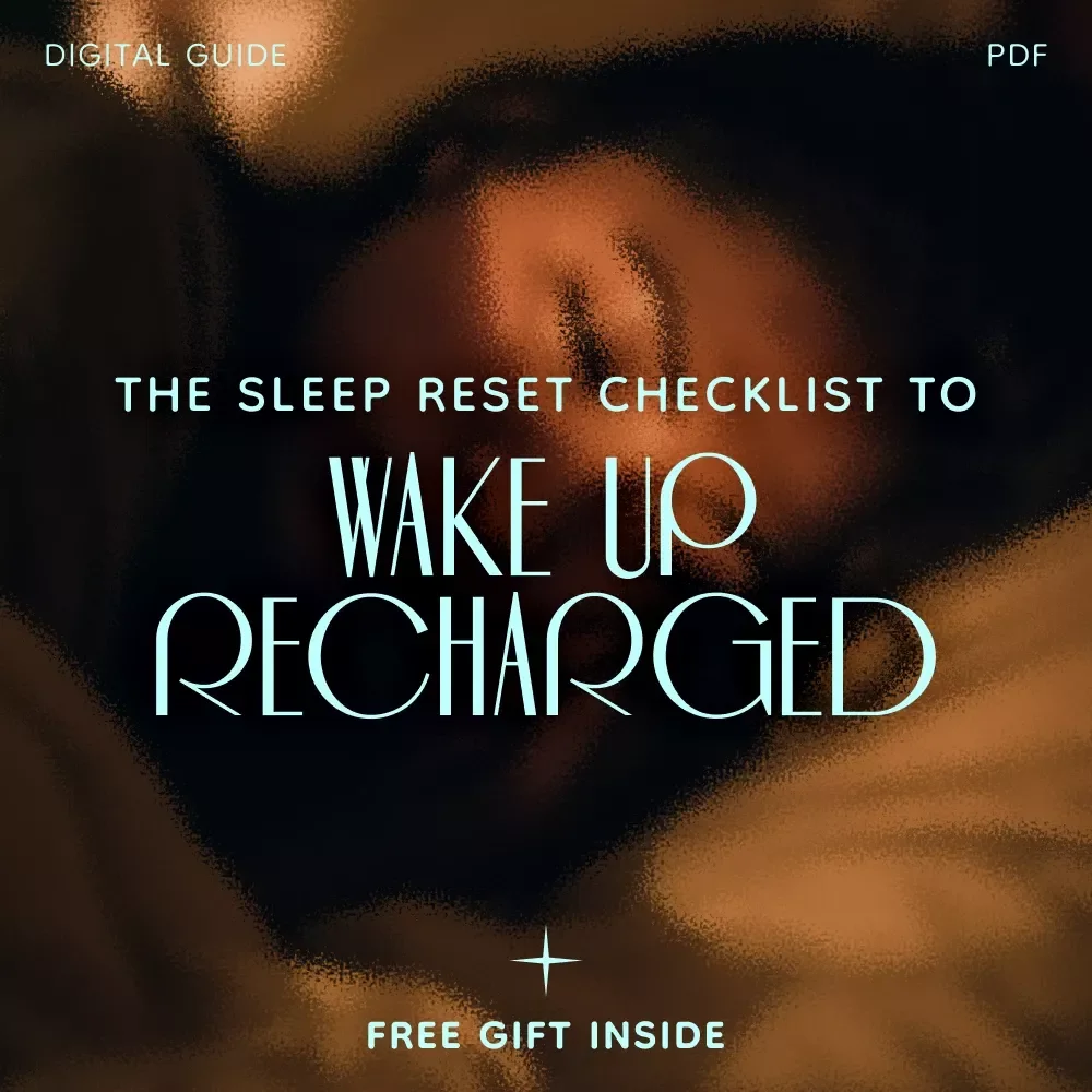 The Sleep Reset Checklist to Wake Up Recharged | 7-Night Sleep Reset Routine | How to Sleep Peacefully Digital Checklist