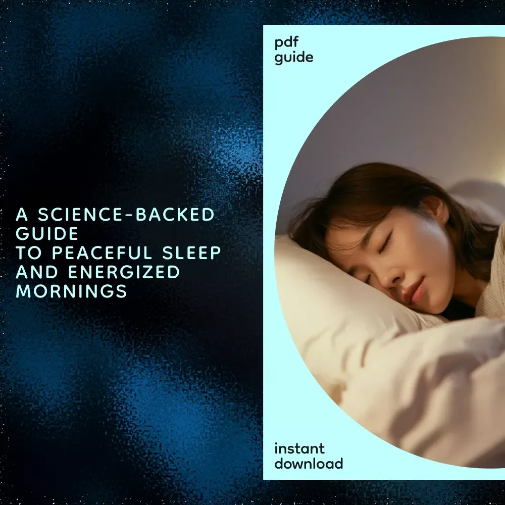 The Ultimate Guide to Peaceful Nights and Energized Days | How to Sleep Peacefully eBook | Better Sleep Routine, Night Reset Guide, Digital Download