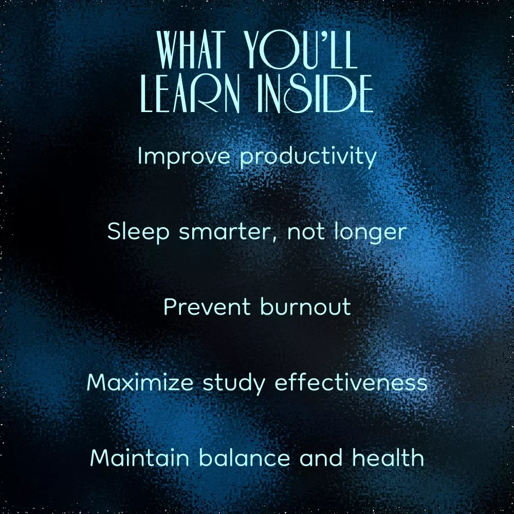 Mastering Smart Sleep Reduction Without Burning Out for Studying - A Practical Guide to Reducing Sleep Hours for Study Success