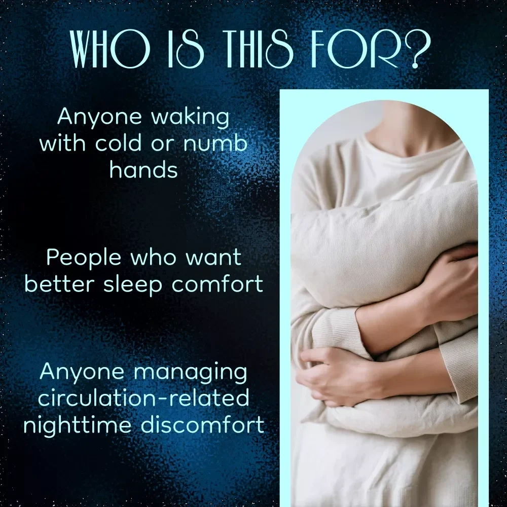 The Guide to Improving Hand Circulation While You Sleep – Practical eBook for Nighttime Blood Flow, Cold Hands Relief, and Simple Sleeping Position Fixes