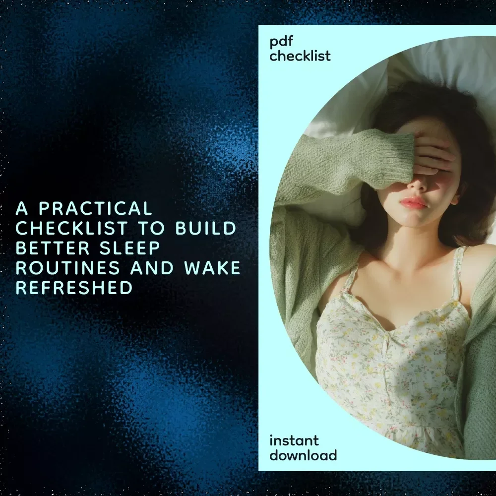 The Ultimate Checklist for Waking Up Refreshed – How to Maximize Sleep Quality with a Simple Night Routine Checklist
