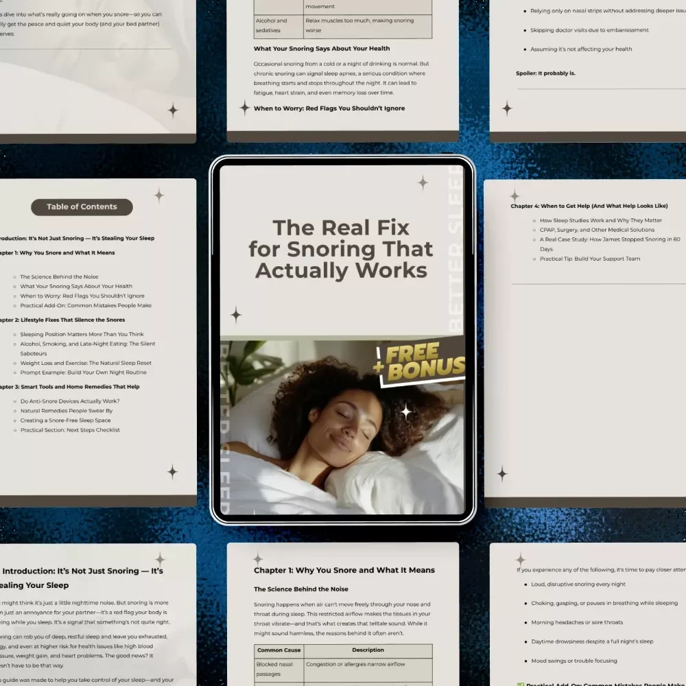 The Real Fix for Snoring That Actually Works: The Ultimate Guide to Quit Snoring for Good