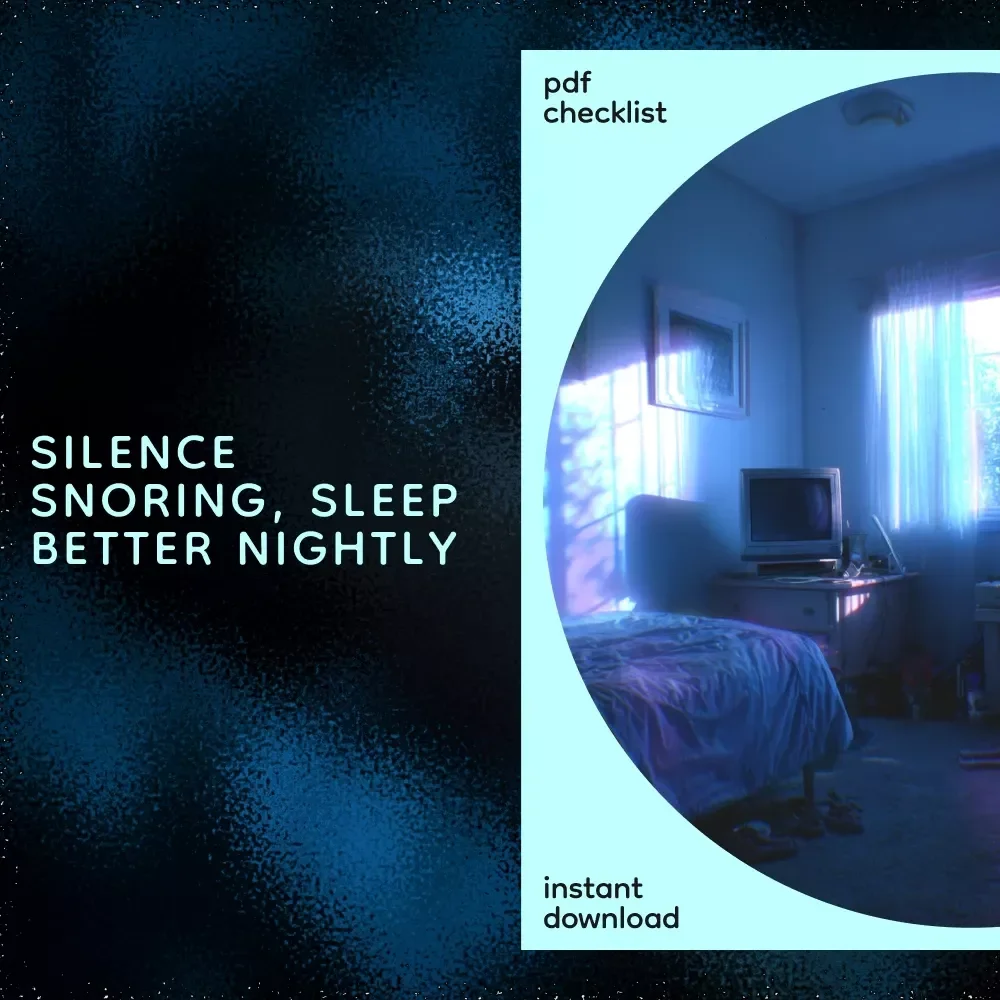 The Snore-Free Checklist: How to Quit Snoring & Sleep Peacefully