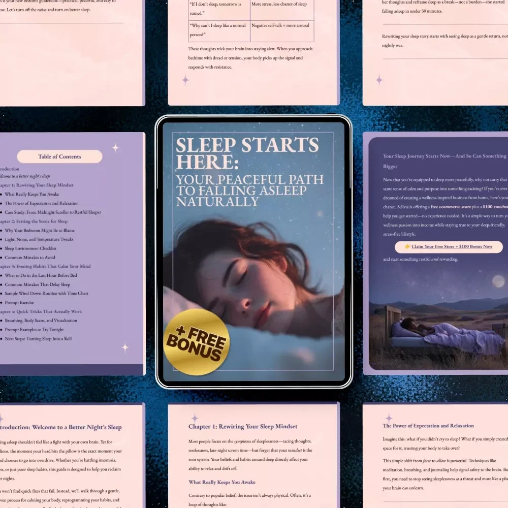 Sleep Starts Here: Your Peaceful Path to Falling Asleep Naturally - Digital Guide for How to Fall Asleep
