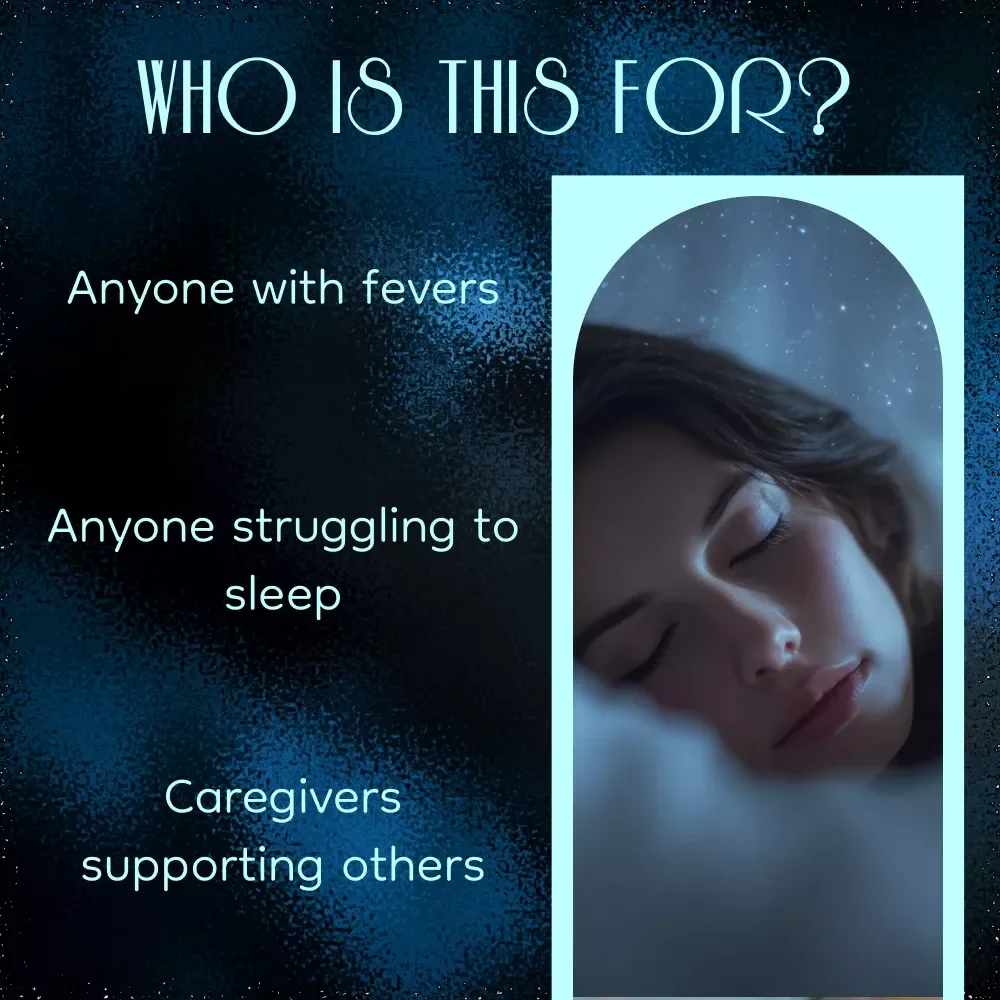 The Fever Chill Sleep Checklist – How to Sleep With Fever Chills | Printable Nighttime Recovery Checklist for Sick Days, Flu, COVID & Restful Healing