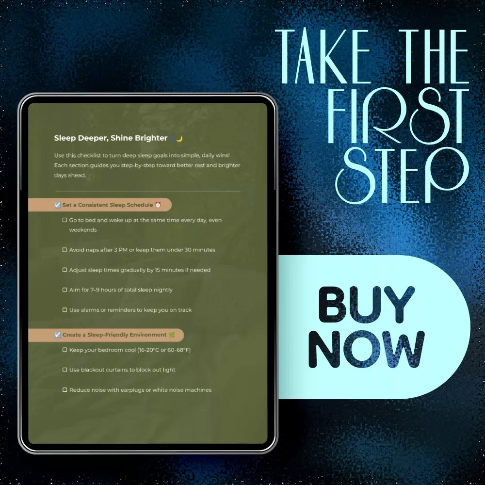 Sleep Deeper, Shine Brighter: The Ultimate Deep Sleep Checklist for Better Rest