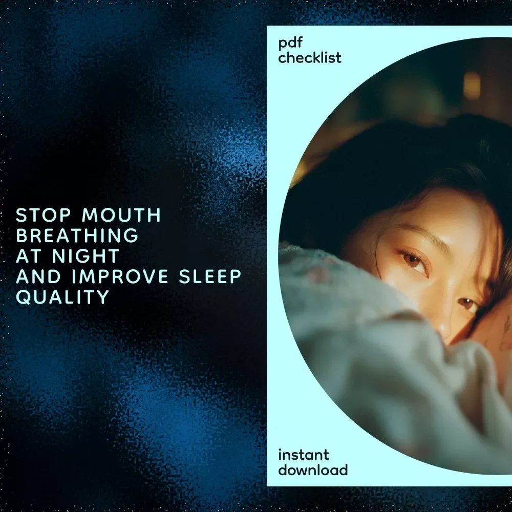Your Step-by-Step Guide to Nighttime Nose Breathing: A Practical Checklist to Stop Mouth Breathing at Night