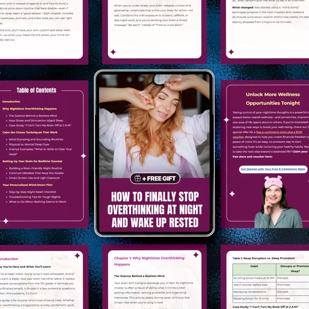 How to Finally Stop Overthinking at Night and Wake Up Rested | A Calm Mind Sleep Guide for Anyone Learning How to Stop Thinking at Night