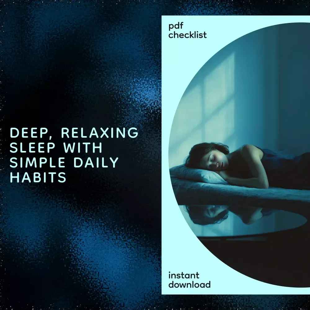 Your Sleep Reset Checklist for Deep, Relaxing Rest – Digital Guide for Relaxing Sleep, Bedtime Routine, and Better Sleep Habits