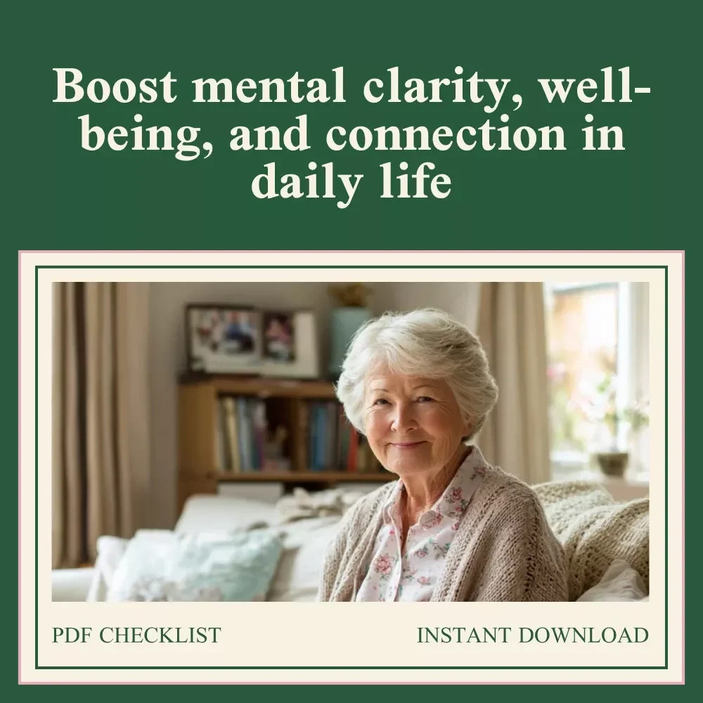 Your Brighter Mind Checklist: Mental Health Tips for Seniors