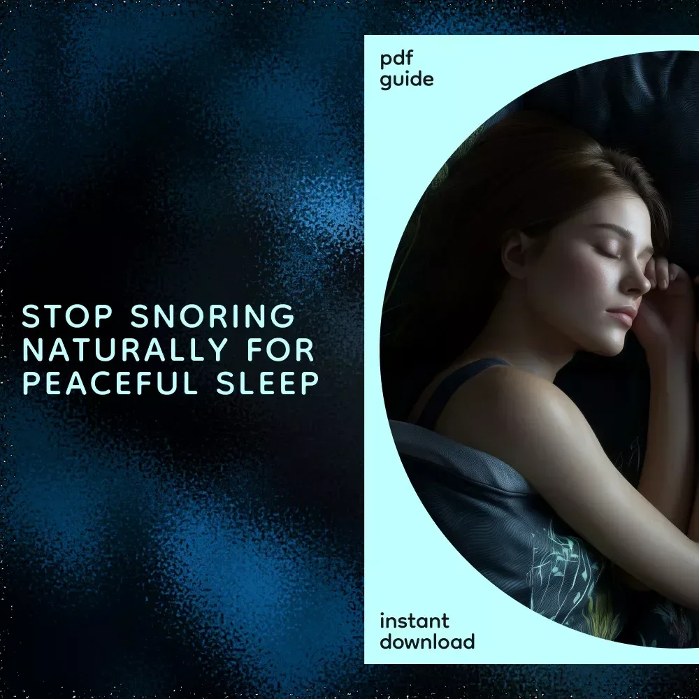 Your Guide to Stop Snoring and Sleep Peacefully – How to Not Snore eBook for Restful Nights and Healthy Sleep Habits