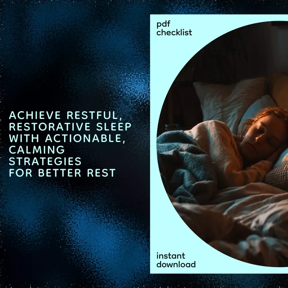The Calm Sleep Checklist: Sleep Deeper, Wake Brighter - A Guide for Better Rest and Rejuvenation