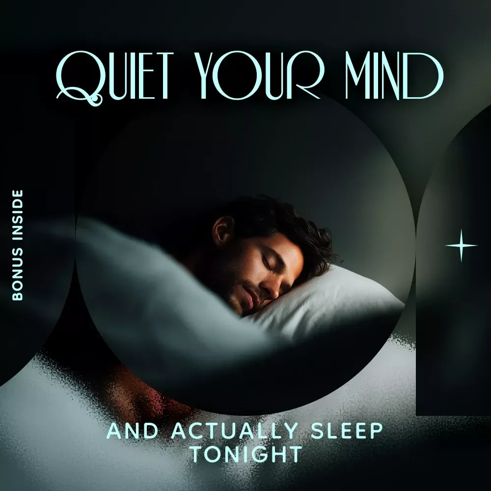 The Ultimate Checklist to Quiet Your Mind and Actually Sleep Tonight | Digital Sleep Checklist for How to Stop Thinking at Night | Instant Download
