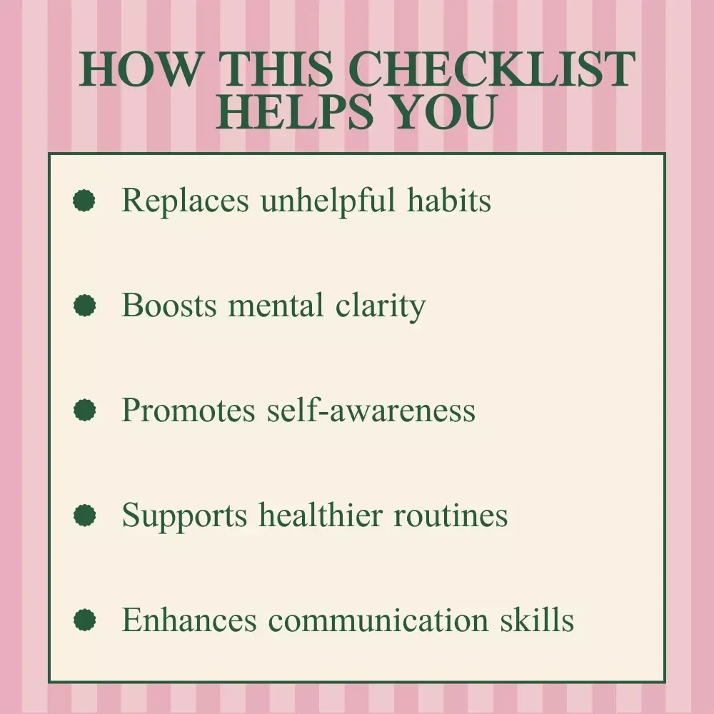 Your Peace of Mind Starter Checklist: A Practical Guide for Teen Mental Health
