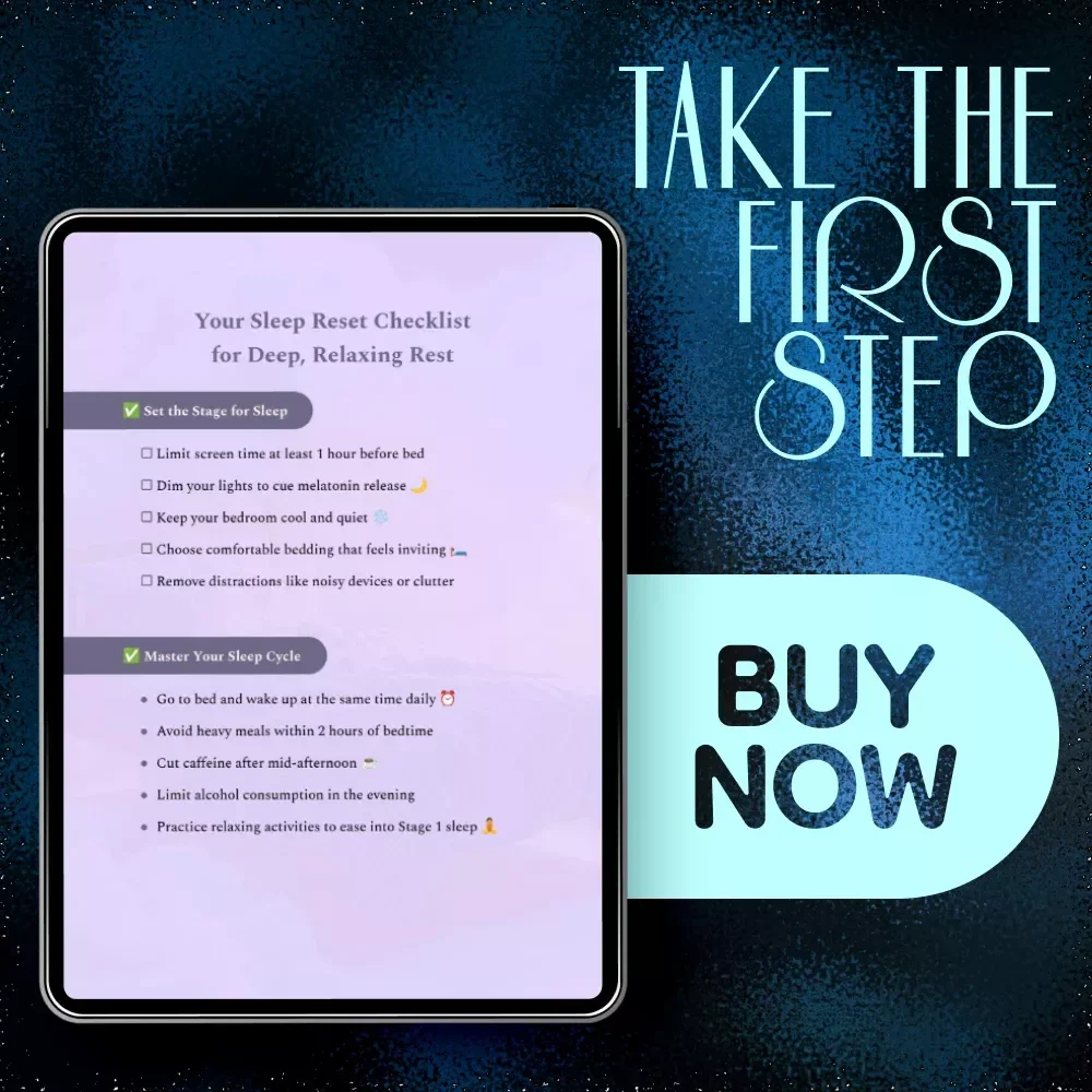 Your Sleep Reset Checklist for Deep, Relaxing Rest – Digital Guide for Relaxing Sleep, Bedtime Routine, and Better Sleep Habits