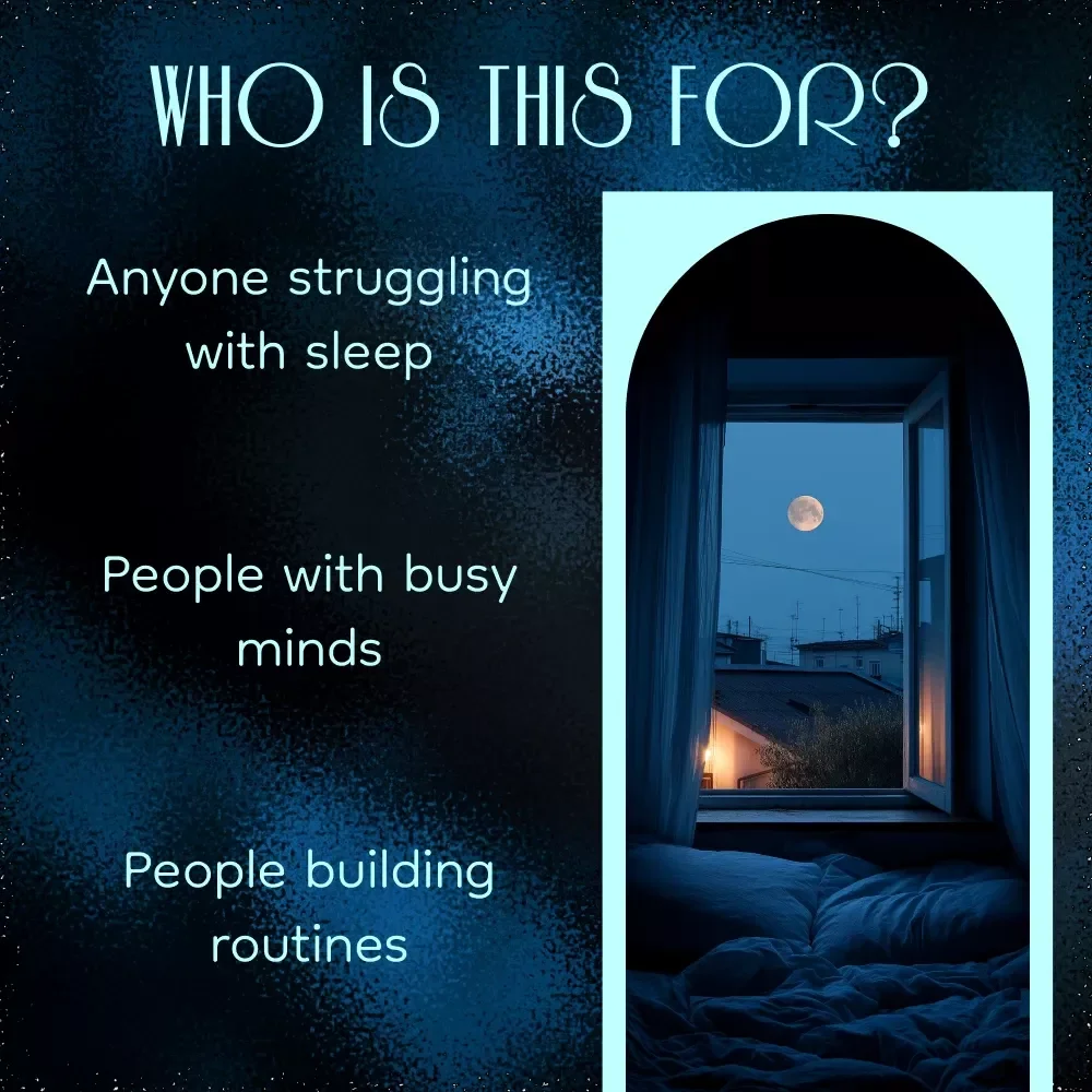 Your Bedtime Blueprint for a Restful Mind and Restorative Sleep | Meditation for Sleep Checklist | Nighttime Calm & Sleep Routine Digital Download