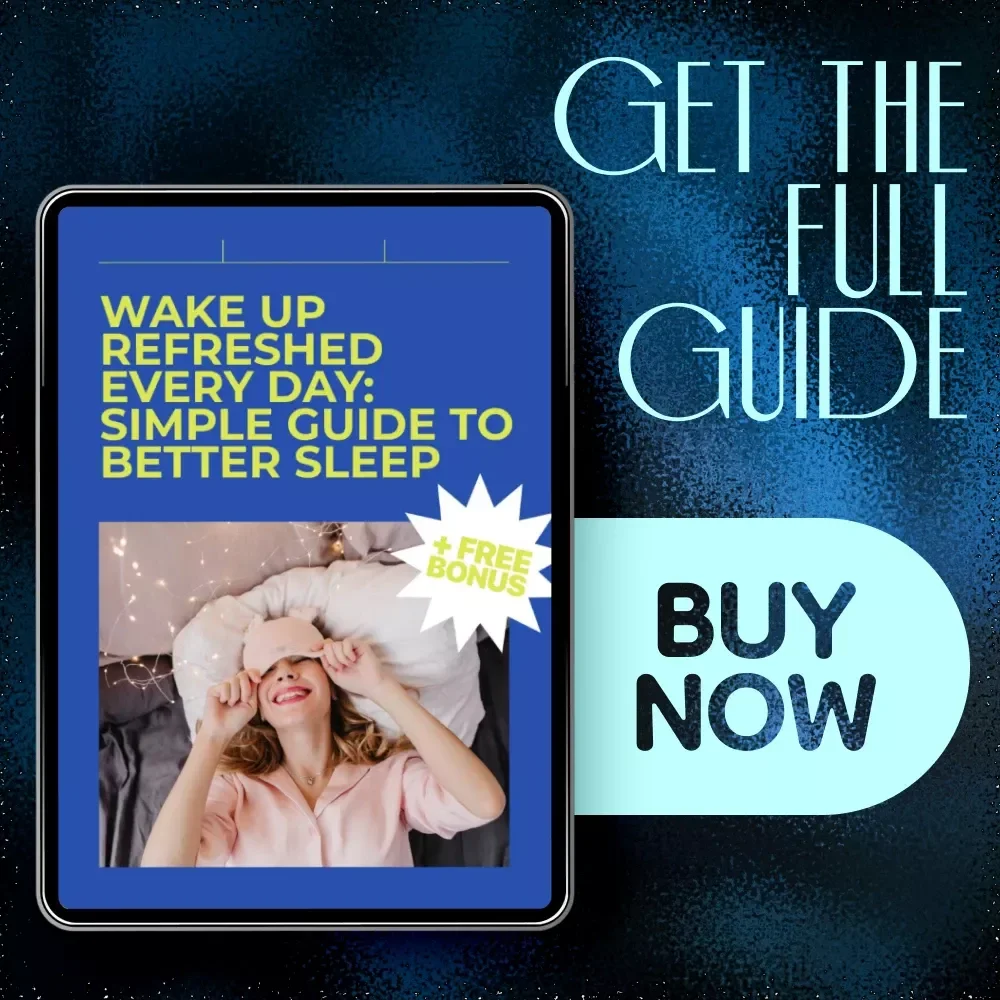 Wake Up Refreshed Every Day: Simple Guide to Better Sleep | Digital Sleep Guide for How to Improve Restful Sleep, Healthy Night Routine & Long-Term Sleep Success