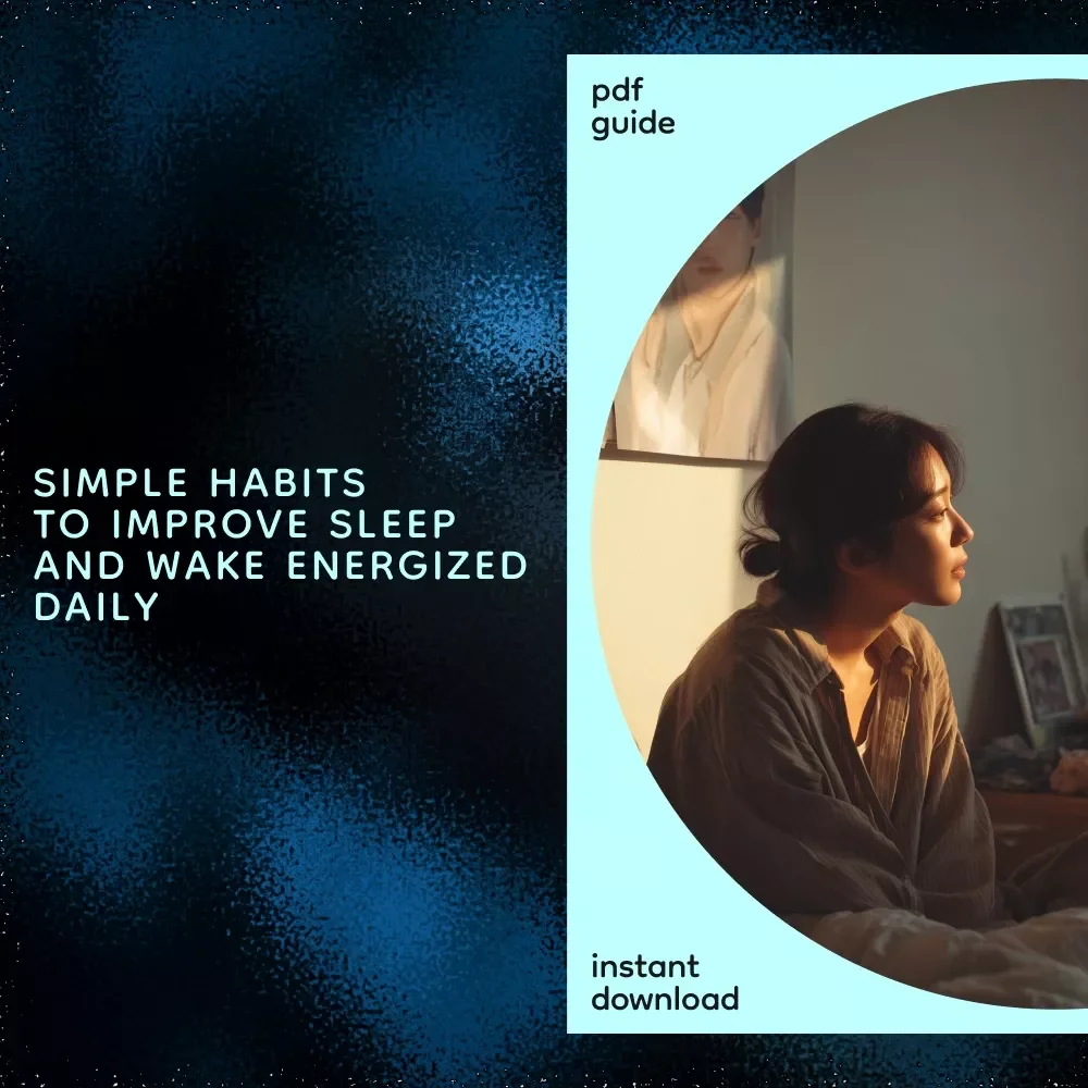 Simple Habits for Restful Nights & Energized Mornings – Practical Ebook Guide with Proven Ways to Improve Sleep at Night, Build Better Bedtime Routines & Wake Up Refreshed