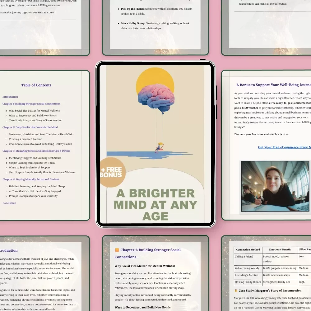 A Brighter Mind at Any Age: A Guide to Mental Health Tips for Seniors