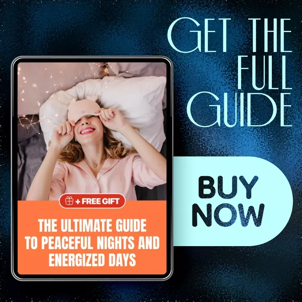 The Ultimate Guide to Peaceful Nights and Energized Days | How to Sleep Peacefully eBook | Better Sleep Routine, Night Reset Guide, Digital Download