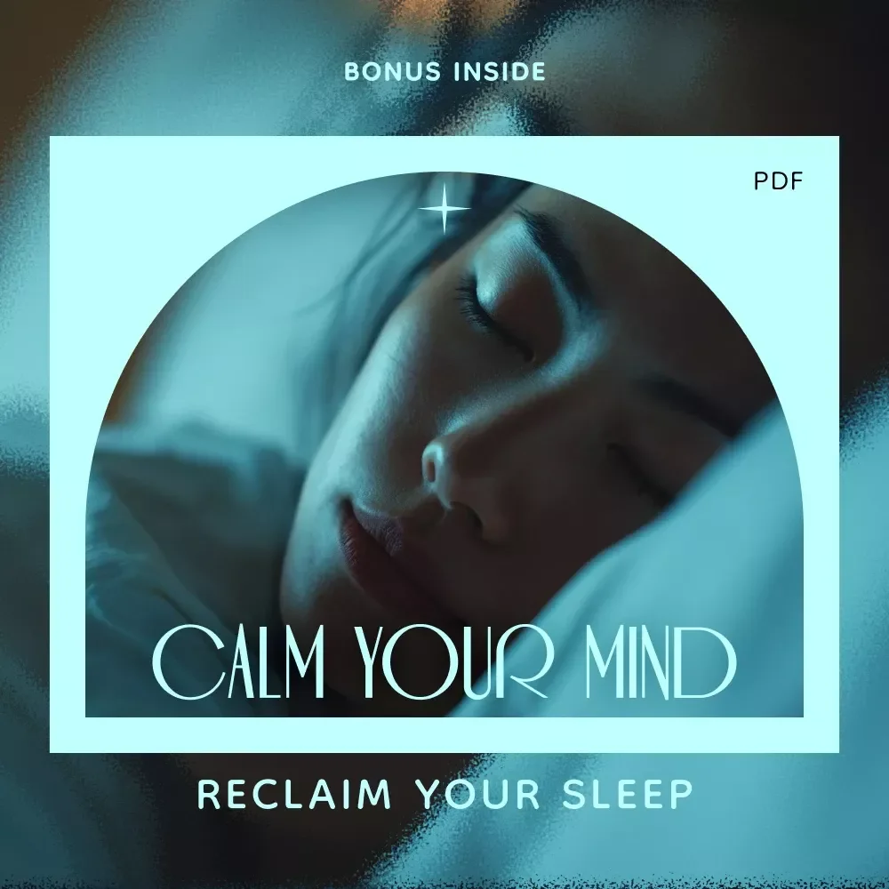Calm Your Mind, Reclaim Your Sleep — Ultimate Guide on How to Relax and Sleep When Stressed, Digital Download eBook, Checklist for Better Sleep