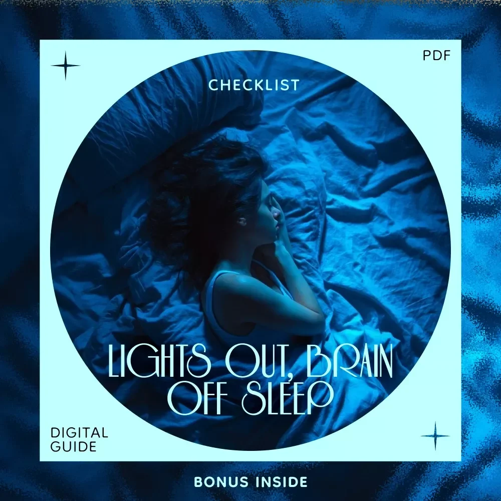 Lights Out, Brain Off Sleep Checklist: The Ultimate Guide to How to Fall Asleep Fast and Improve Sleep Quality
